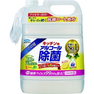 フマキラー キッチン用アルコール除菌詰め替え用5L 440683