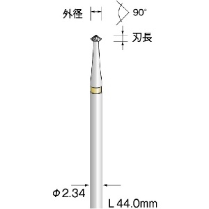 ミニモ 超硬カッター ストレートカット φ1.1 BC1705