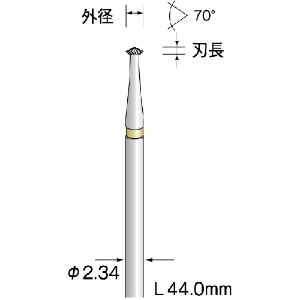 ミニモ 超硬カッター ストレートカット φ0.9 BC1721