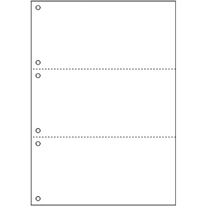 ヒサゴ プリンタ帳票A4白紙3面6穴 プリンタ帳票A4白紙3面6穴 FSC2005
