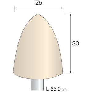 ミニモ フェルトバフ ハード Φ25 (5本入) GA3062