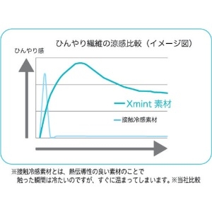 室谷 Xmintインナーシャツ LLサイズ Xmintインナーシャツ LLサイズ MX111-BK/LL 画像2