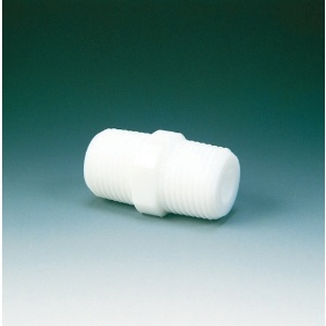 フロンケミカル フッ素樹脂(PTFE) ニップル R1/4XR1/4 NR0089-003