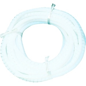 フロンケミカル フッ素樹脂(PTFE)スパイラルチューブ 4φ×6φ×10m NR0514-001