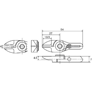 ベッセル 樹脂用ストレートロング刃 適応機種:GT-NY03G(-4) 樹脂用ストレートロング刃 適応機種:GT-NY03G(-4) NY03AJL 画像2