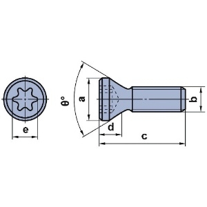 三菱 切削工具用部品 クランプねじ TPS351