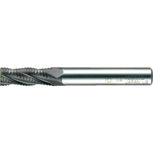 4枚刃バイオレット ハイススクエアラフィングエンドミルミディアム刃長(M)12mm VAMRD1200