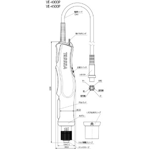 ベッセル 電動ドライバー VE‐4000P 電動ドライバー VE‐4000P VE-4000P 画像2