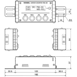 ベッセル ACタイプ用スクリューカウンター VSC-02 ACタイプ用スクリューカウンター VSC-02 VSC-02 画像2