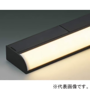 コイズミ照明 LED間接照明 《シェルフズコンパクトライン》 ミドルパワー 調光 電球色 長さ900mm 黒 AL52885