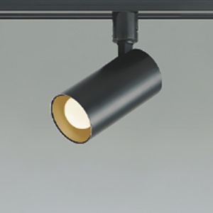 LEDシリンダースポットライト プラグタイプ 白熱球100W相当 散光配光 非調光 電球色 ランプ付 マットブラック AS51720