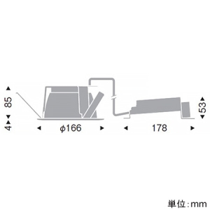 遠藤照明 LEDベースダウンライト 一般型 2000TYPE FHT32W×2相当 埋込穴φ150mm 拡散配光 調光 温白色 白コーン LEDベースダウンライト 一般型 2000TYPE FHT32W×2相当 埋込穴φ150mm 拡散配光 調光 温白色 白コーン EFD8981W 画像2