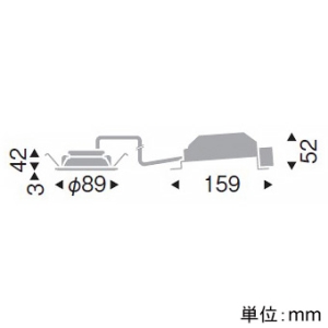 遠藤照明 LEDベースダウンライト 浅型 屋内・軒下兼用 高気密SB形 700TYPE FHT24W・白熱球80〜60W相当 埋込穴φ75mm 拡散配光 調光 ナチュラルホワイト(4000K) 白 LEDベースダウンライト 浅型 屋内・軒下兼用 高気密SB形 700TYPE FHT24W・白熱球80〜60W相当 埋込穴φ75mm 拡散配光 調光 ナチュラルホワイト(4000K) 白 EFD9083W 画像2