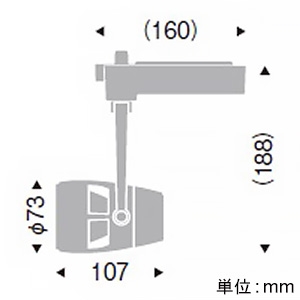 遠藤照明 【受注生産品】LEDスポットライト プラグタイプ D90タイプ 12V IRCミニハロゲン球50W相当 中角配光 位相調光 ナチュラルホワイト(4200K) 白 【受注生産品】LEDスポットライト プラグタイプ D90タイプ 12V IRCミニハロゲン球50W相当 中角配光 位相調光 ナチュラルホワイト(4200K) 白 ERS5569W 画像2