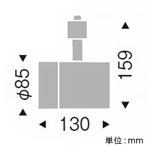 遠藤照明 LEDグレアレススポットライト ショートフード プラグタイプ 2400TYPE CDM-TC70W相当 超広角配光 非調光 温白色 黒 LEDグレアレススポットライト ショートフード プラグタイプ 2400TYPE CDM-TC70W相当 超広角配光 非調光 温白色 黒 ERS6328B 画像2