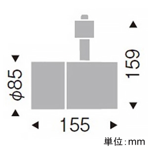 遠藤照明 LEDグレアレススポットライト ロングフード プラグタイプ 2400TYPE CDM-T70W相当 中角配光 非調光 温白色 演色Ra83 LEDグレアレススポットライト ロングフード プラグタイプ 2400TYPE CDM-T70W相当 中角配光 非調光 温白色 演色Ra83 ERS5890WA 画像2