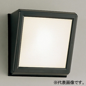 LEDポーチライト 防雨型 高演色LED 白熱灯器具60W相当 LED電球ミニクリプトン形 口金E17 昼白色 壁面取付専用 黒色 別売センサー対応  OG041432NCR