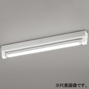 オーデリック LEDベースライト ≪LED-TUBE≫ 高演色LED 直付型 20形 トラフ型 1灯用 1050lmタイプ FL20W相当 LEDランプ型 片側給電・片側配線タイプ 白色 非調光タイプ XL551135RC