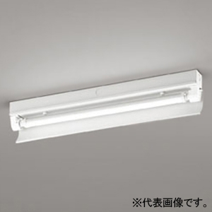 オーデリック LEDベースライト ≪LED-TUBE≫ 高演色LED 直付型 20形 片反射笠付 1灯用 1050lmタイプ FL20W相当 LEDランプ型 片側給電・片側配線タイプ 昼白色 非調光タイプ XL551536RB