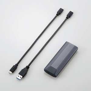 ELECOM USB3.2(Gen2)対応M.2 NVMe SSDケース ソフト付 USB3.2(Gen2)対応M.2 NVMe SSDケース ソフト付 LGB-PNV02UC/S 画像3