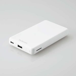 ELECOM 7000mAh C+A 18W モバイルバッテリー DE-C27-7000WH