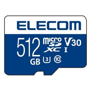 ELECOM microSDXCメモリカード(UHS-I対応) MF-MS512GU13V3R