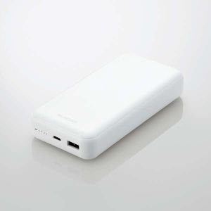 ELECOM 20000mAh C+A 20W モバイルバッテリー DE-C34-20000WH