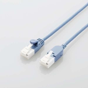 ELECOM スイングコネクタLANケーブル(Cat6A準拠) LD-GPATSW/BU20