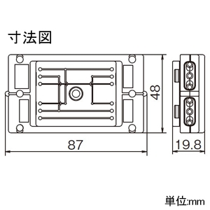 パナソニック ジョイントボックス 埋込熱線センサ付自動スイッチ用操作ユニット施工用 グリーン ジョイントボックス 埋込熱線センサ付自動スイッチ用操作ユニット施工用 グリーン WJ80101G 画像2