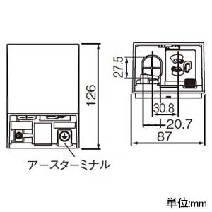 パナソニック スマート接地防水コンセント 露出・埋込両用 入線機能付 抜け止め式 アースターミナル付 ブラック スマート接地防水コンセント 露出・埋込両用 入線機能付 抜け止め式 アースターミナル付 ブラック WK4604B 画像2