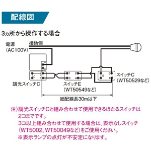 パナソニック LED埋込逆位相調光スイッチC ほたるスイッチC 片切・3路両用 ロータリー式 適合LED専用2A 下限照度設定機能付 ベージュ LED埋込逆位相調光スイッチC ほたるスイッチC 片切・3路両用 ロータリー式 適合LED専用2A 下限照度設定機能付 ベージュ WTC57582F 画像5