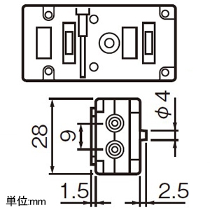 パナソニック 機器用電源端子台 2極中継型 フル端子式 差込確認表示付 機器用電源端子台 2極中継型 フル端子式 差込確認表示付 WCT6721 画像2