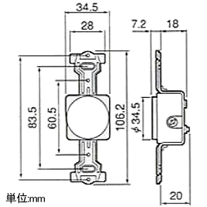 パナソニック 接地15A埋込コンセント 125V ブラック 接地15A埋込コンセント 125V ブラック WF3002B 画像2