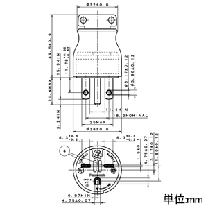 パナソニック UL・CSA接地15Aタフキャップ 15A・250V UL・CSA接地15Aタフキャップ 15A・250V WZ6812 画像2