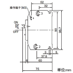 パナソニック グリーンパワー リモコン漏電ブレーカ 盤用 KR-30型 瞬時励磁式 漏電保護用 30AF 2P2E 操作回路電圧24V 20A 感度電流30mA JIS協約形シリーズ グリーンパワー リモコン漏電ブレーカ 盤用 KR-30型 瞬時励磁式 漏電保護用 30AF 2P2E 操作回路電圧24V 20A 感度電流30mA JIS協約形シリーズ BKR22030 画像3