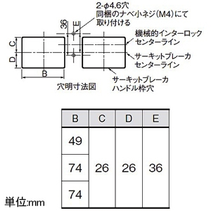 機械的インターロック(5個入) BB60401K-