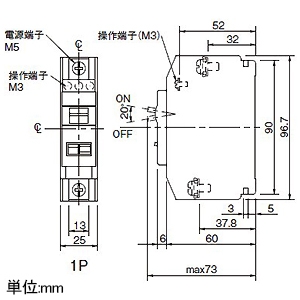 パナソニック グリーンパワー リモコンブレーカ BR-30型 配線保護用 瞬時励磁式 1P1E 15A AC100V操作 グリーンパワー リモコンブレーカ BR-30型 配線保護用 瞬時励磁式 1P1E 15A AC100V操作 BBR1151 画像2