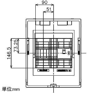 パナソニック 燃料電池・ガス発電リニューアルボックス 《スマートコスモ》 BHRタイプ 引込開閉器用スペース付 露出・半埋込両用形 燃料電池・ガス発電リニューアルボックス 《スマートコスモ》 BHRタイプ 引込開閉器用スペース付 露出・半埋込両用形 BHR325WG 画像3