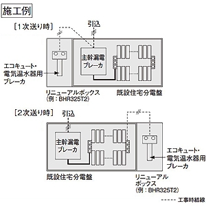 パナソニック オール電化リニューアルボックス 《スマートコスモ》 BHRタイプ 単2専用端子台 200V専用 電気温水器30A用 露出・半埋込両用形 オール電化リニューアルボックス 《スマートコスモ》 BHRタイプ 単2専用端子台 200V専用 電気温水器30A用 露出・半埋込両用形 BHR325T3 画像4