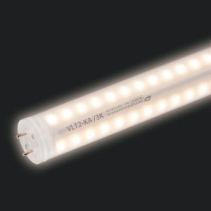 ニッケンハードウエア 直管型LED蛍光灯 《ViewLampTube2》 専用ホルダーセット 内照看板用 30W形 ファサード用 片面発光300° 電源内蔵 電球色 口金G13 VLT2-KA30WG(3K)/NS-30