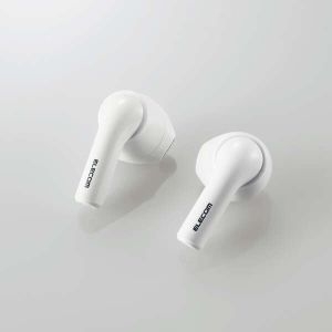 ELECOM 完全ワイヤレスBluetoothヘッドホン LBT-TWS11WH