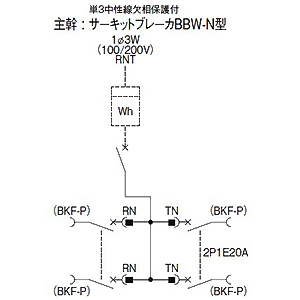 パナソニック カンタッチアロー盤 テナント用電灯分電盤 標準タイプ 露出形 屋内用 主幹単3中性線欠相保護付サーキットブレーカ 主幹容量50A 50AF 回路数12 カンタッチアロー盤 テナント用電灯分電盤 標準タイプ 露出形 屋内用 主幹単3中性線欠相保護付サーキットブレーカ 主幹容量50A 50AF 回路数12 BN512W1W 画像2