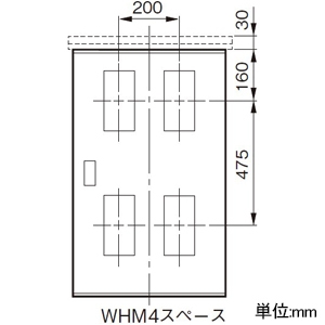 BOW814VW (パナソニック)｜WHM収納用キャビネット｜分電盤｜電材堂【公式】