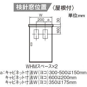 パナソニック アロー盤 引込開閉器盤 屋外用 屋根付き 木製基板付 WHMスペース×2 サーキットブレーカ(MCB3P)×3 アロー盤 引込開閉器盤 屋外用 屋根付き 木製基板付 WHMスペース×2 サーキットブレーカ(MCB3P)×3 BP7215105XW 画像2