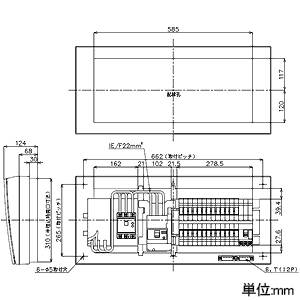 パナソニック 住宅分電盤 《コスモパネル》 創蓄連携システム対応 自立出力単相3線用 リミッタースペース付 26回路+3回路スペース 主幹容量75A 住宅分電盤 《コスモパネル》 創蓄連携システム対応 自立出力単相3線用 リミッタースペース付 26回路+3回路スペース 主幹容量75A BQL37263LJ 画像3