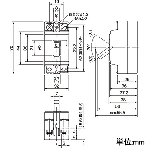 パナソニック 安全ブレーカ 電灯・分岐用 HB-1E型 2P1E 20A ブリスタパック 安全ブレーカ 電灯・分岐用 HB-1E型 2P1E 20A ブリスタパック BS1112P 画像2