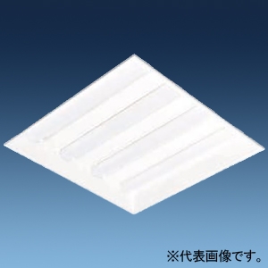 日立 【受注生産品】一体形LEDベース器具 埋込形 埋込穴600mm角 スクエアタイプ 下面開放形 初期照度補正・連続調光兼用形 FHP45形×4灯器具相当 昼光色 TE454AD-JZU14A