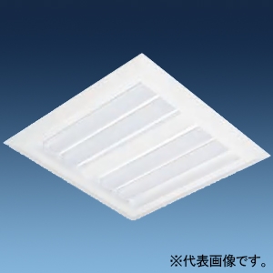 日立 【受注生産品】一体形LEDベース器具 直付・埋込兼用形 埋込穴540mm角 スクエアタイプ 下面開放形 初期照度補正・連続調光兼用形 FHP32形×4灯器具相当 白色 NE324AW-JZU14A