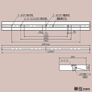 NC8C+CE810NE-N24A (日立)｜日立製 交換形LEDベース器具 スマート