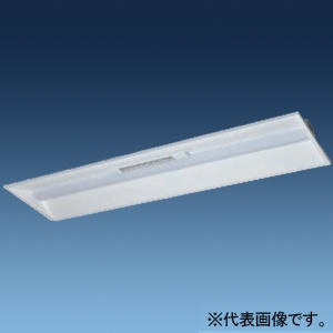 【受注生産品】交換形LEDベース器具 《スマートユニット》 非常灯付 埋込形 40形 空調ダクト回避形 埋込穴幅300mm 連続調光・固定出力兼用形  4400lmタイプ FHF32形×2灯器具相当 定格出力形 温白色 ZTC4C2+CET404WWE-X14A